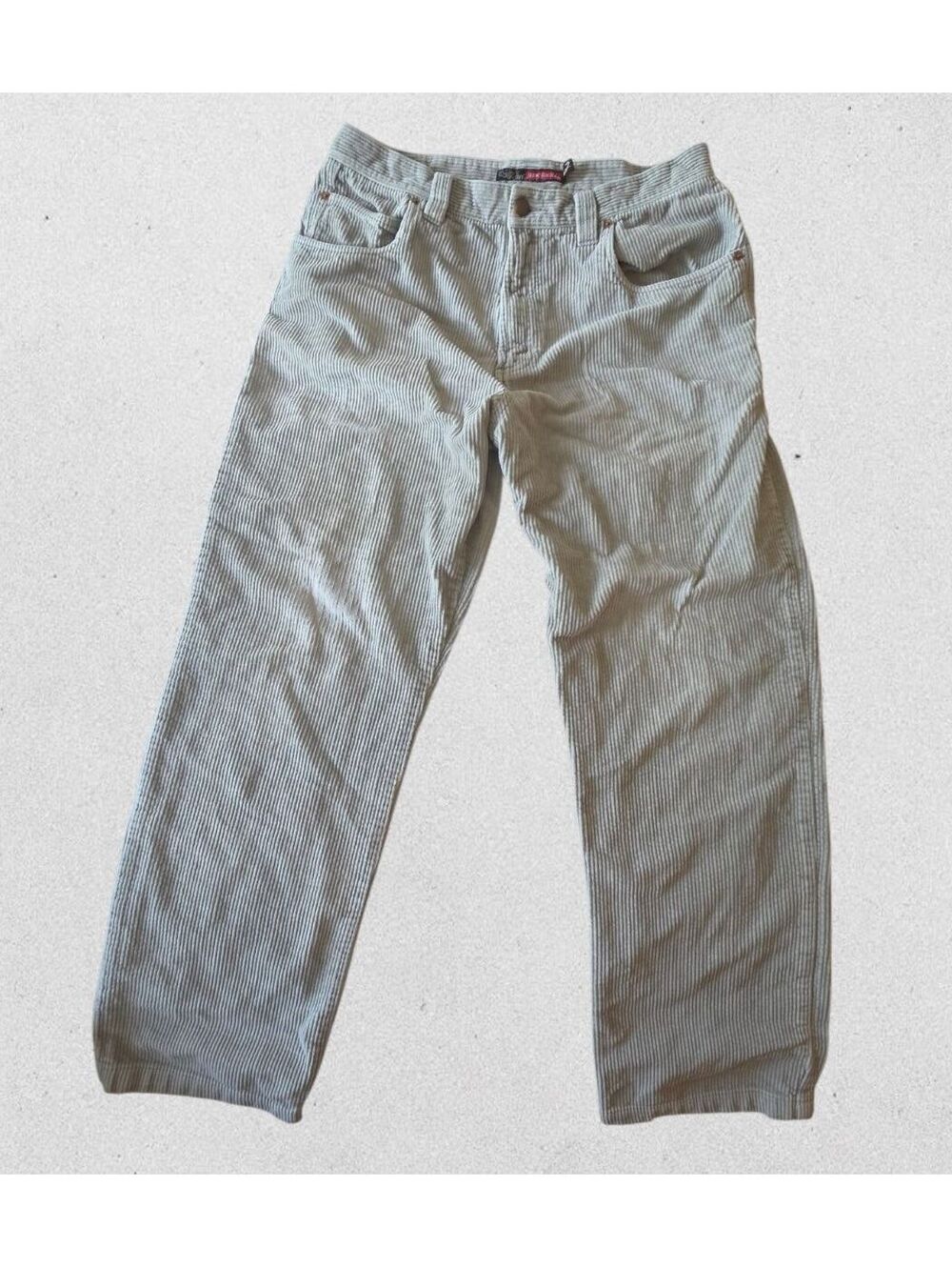 Vintage Y2K 2000s Quicksilver Beige Corduroy Cords Pants 32
